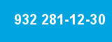 932 281-12-30 932 281-12-30
